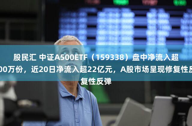 股民汇 中证A500ETF（159338）盘中净流入超5000万份，近20日净流入超22亿元，A股市场呈现修复性反弹