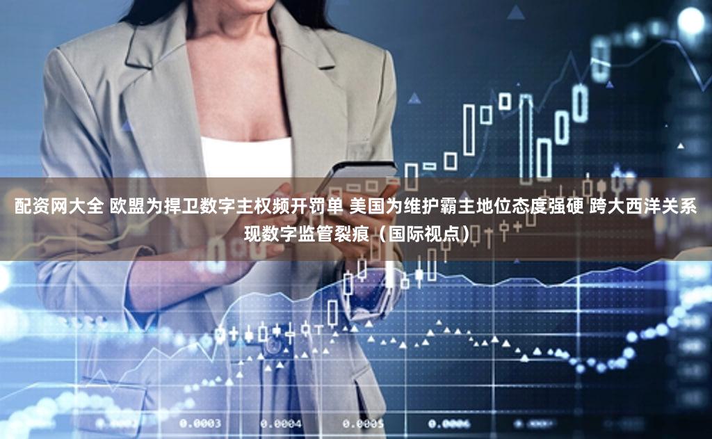 配资网大全 欧盟为捍卫数字主权频开罚单 美国为维护霸主地位态度强硬 跨大西洋关系现数字监管裂痕（国际视点）