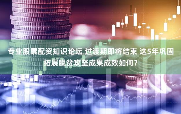 专业股票配资知识论坛 过渡期即将结束 这5年巩固拓展脱贫攻坚成果成效如何？